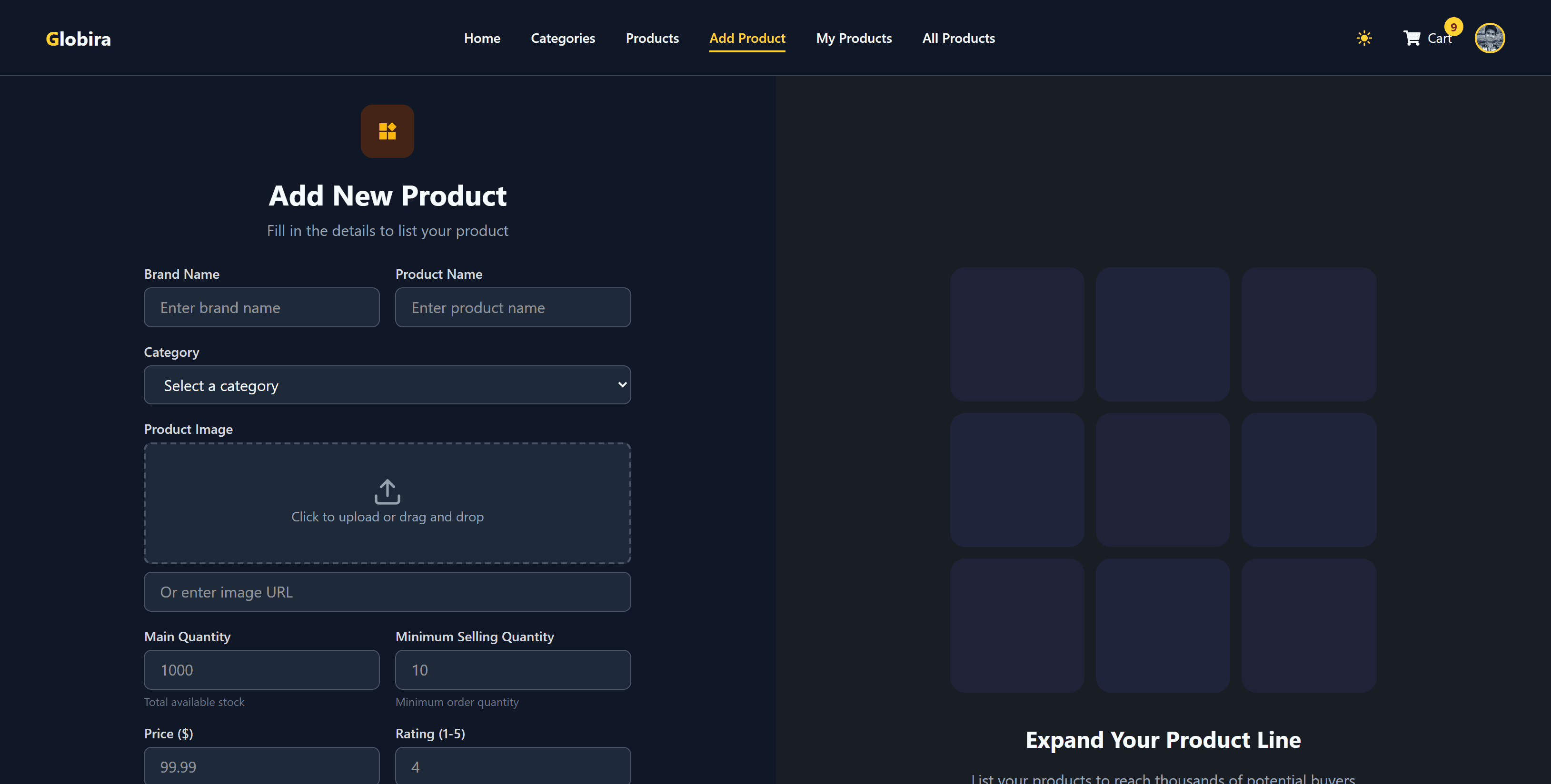Globira – B2B Wholesale Marketplace screenshot 6