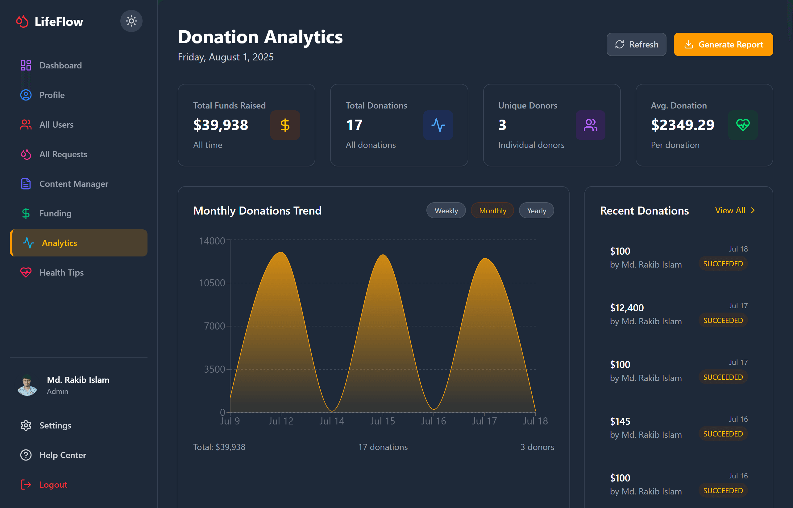 LifeFlow – Blood Donation App screenshot 5