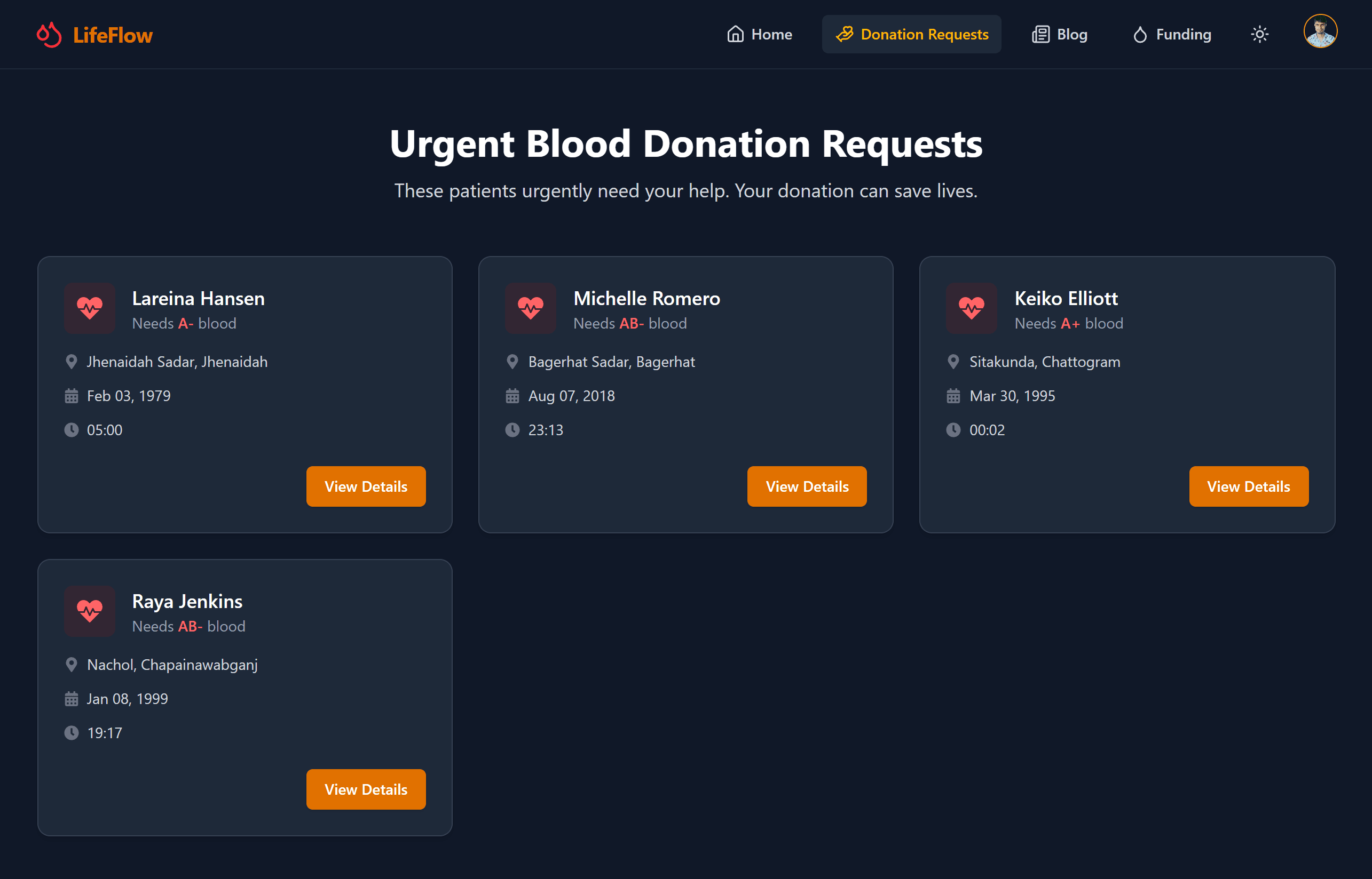 LifeFlow – Blood Donation App screenshot 3